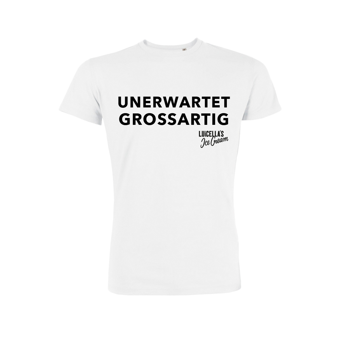 Unisex T-Shirt weiß unerwartet grossartig - L