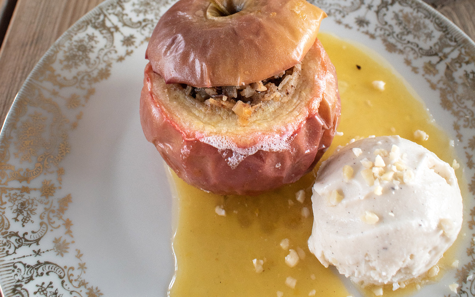 Bratapfel mit Echter Vanille