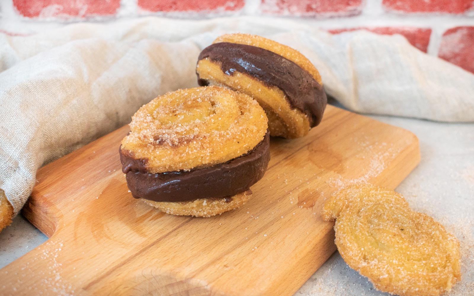 Churro-Sandwich mit Schoko Deluxe