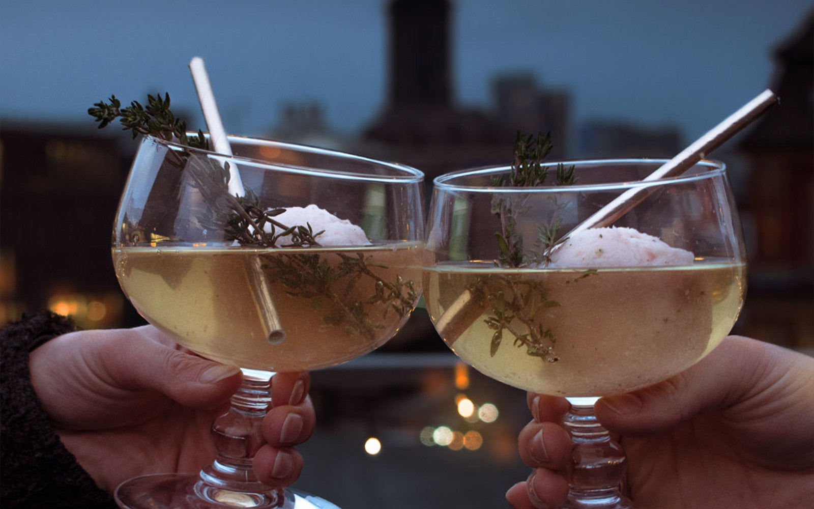 Grapefruit-Thymian-Silvester-Wein