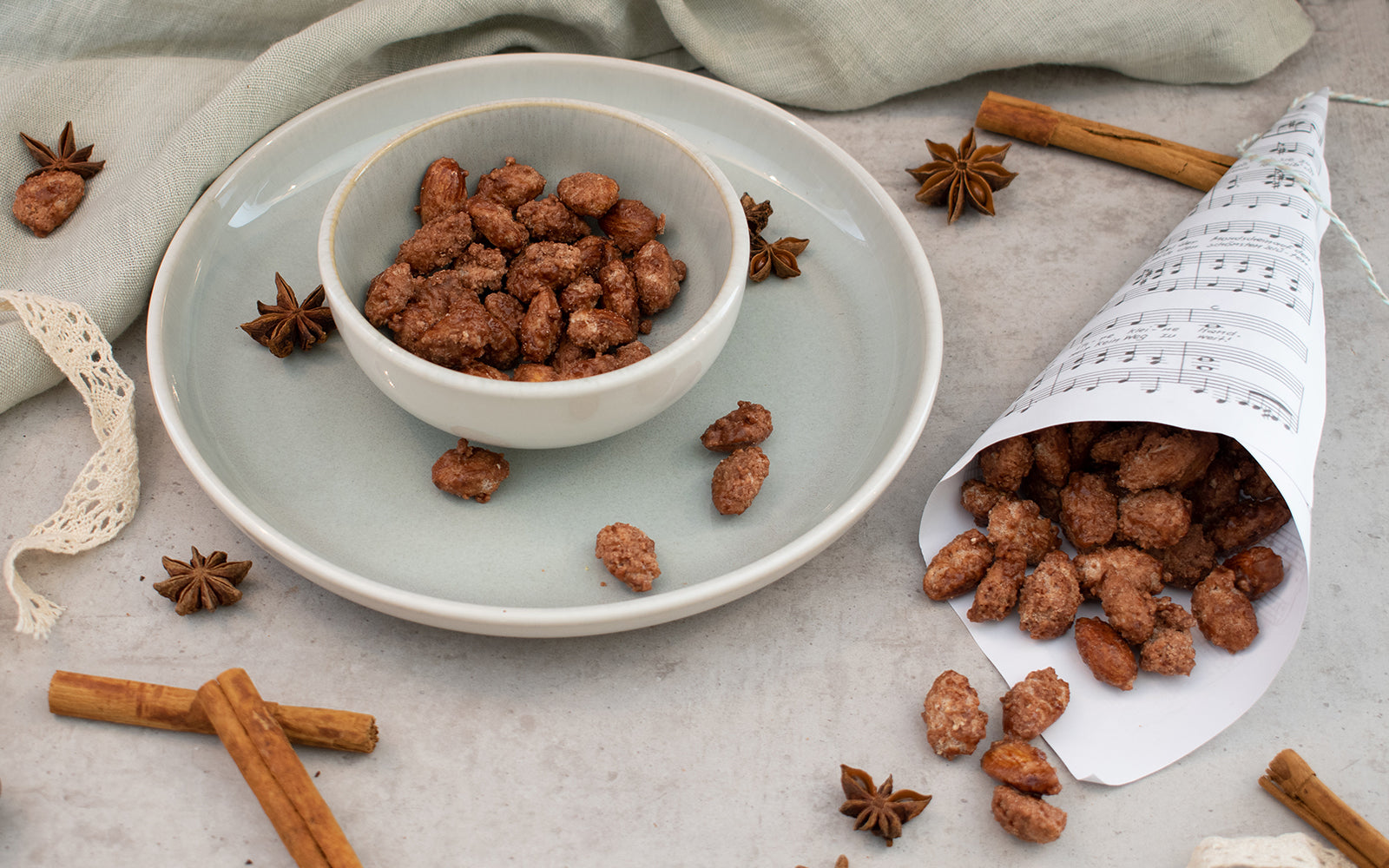 Selbstgemachte Gebrannte Mandeln