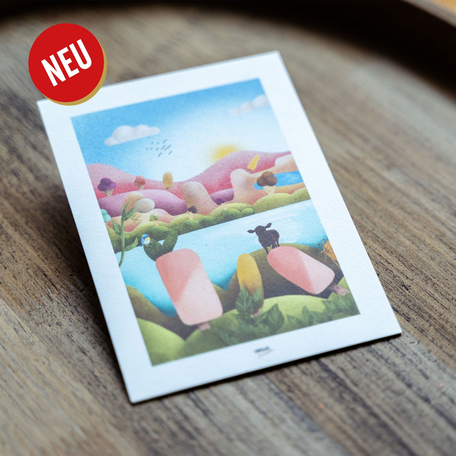 Postkarte Motiv "Eiswelt"