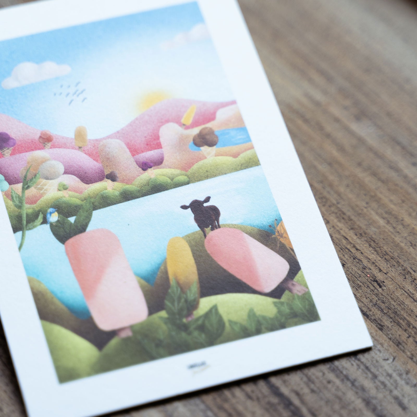 Postkarte Motiv "Eiswelt"