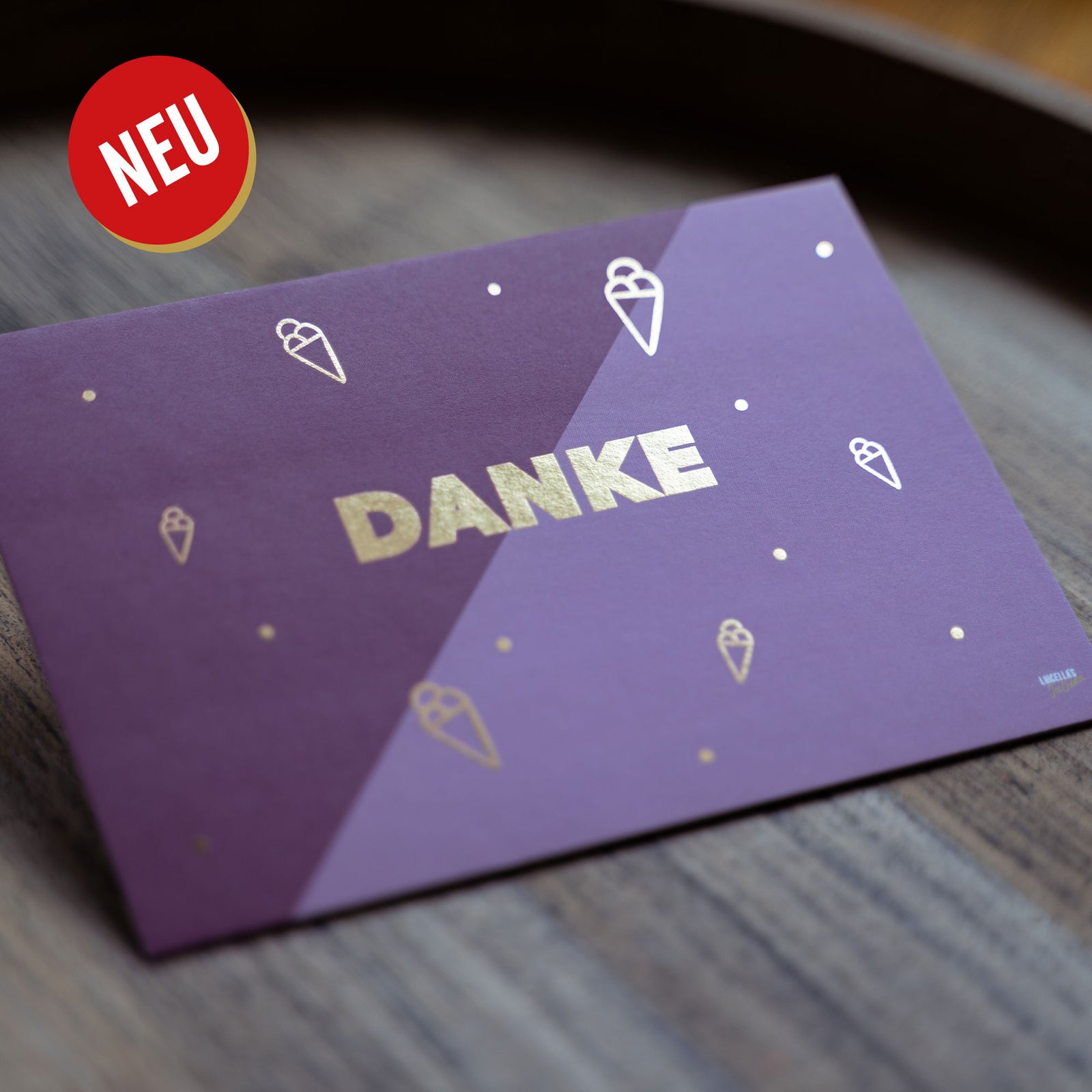 Postkarte Herzlichen Glückwunsch