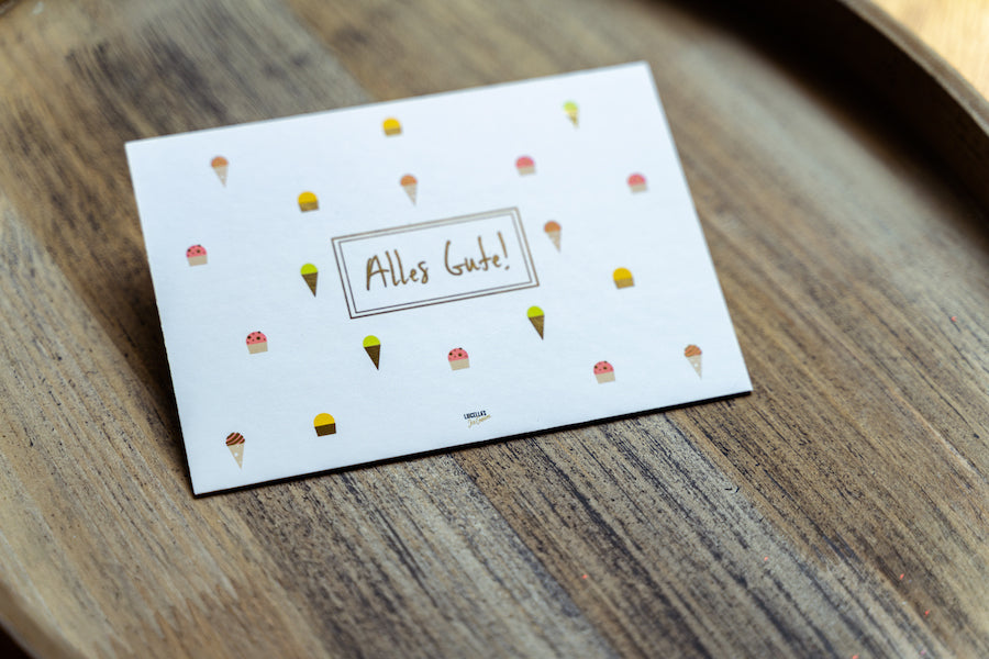 Postkarte Alles Gute